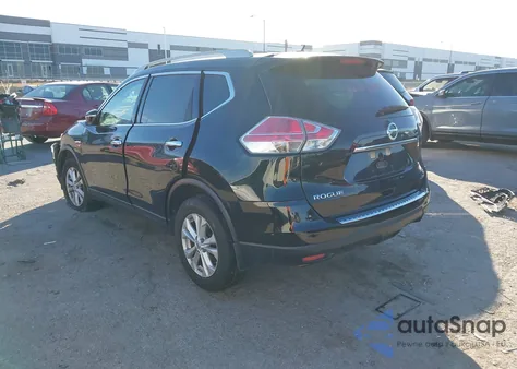 2014 Nissan Rogue Sv z USA, uszkodzony, nr VIN 5N1AT2MT2EC820254